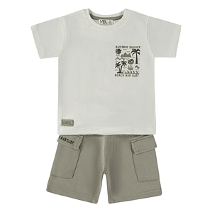 Conjunto t-shirt e calção