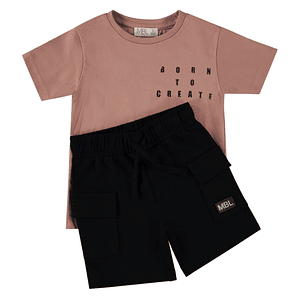 Conjunto t-shirt e calção