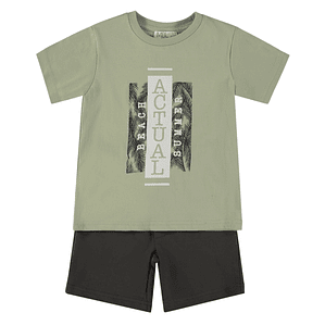 Conjunto t-shirt e calção