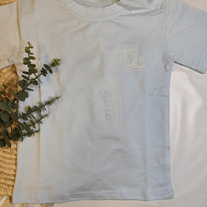 T-shirt manga curta surf