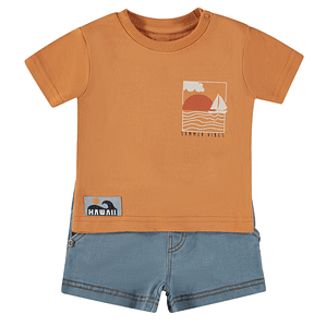Conjunto t-shirt e calção