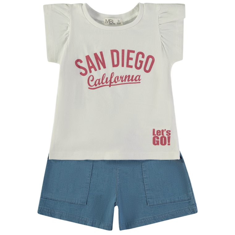 Conjunto t-shirt e calção 1