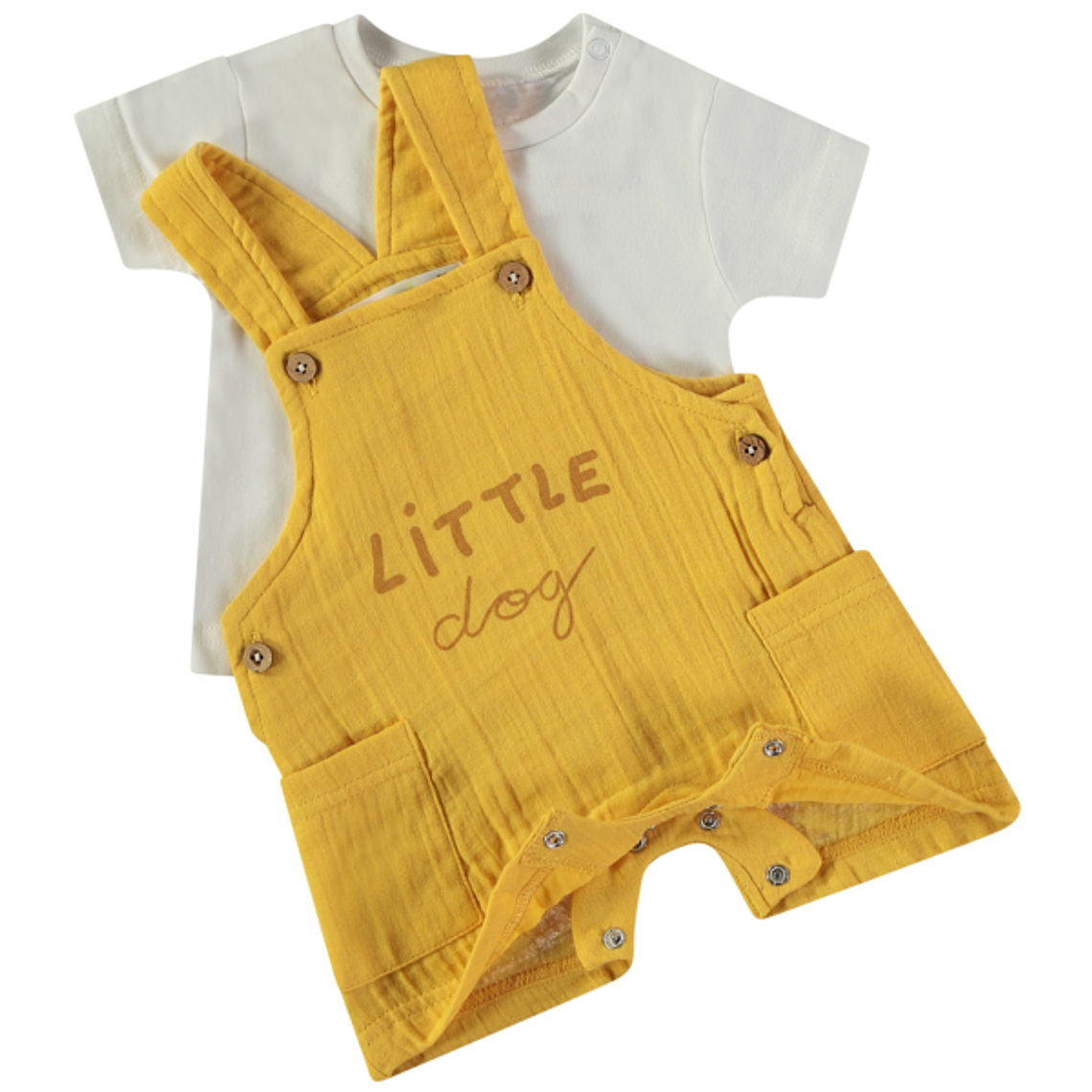 Jardineira com t-shirt 1