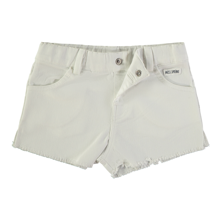 Calção ganga branco 3