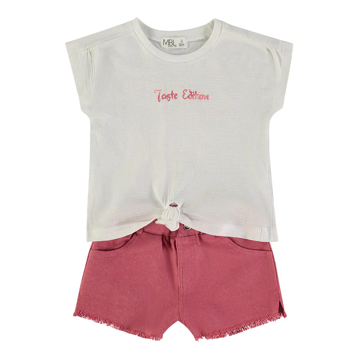 Conjunto calção rosa 2