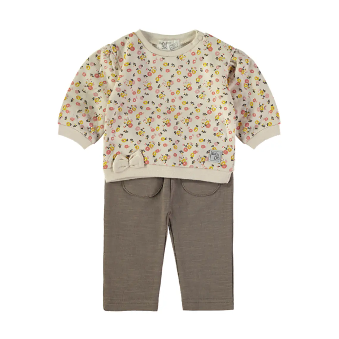 Conjunto 2 peças florido 1