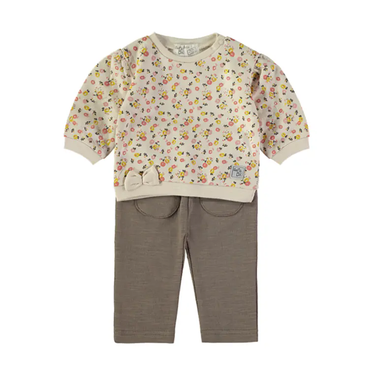 Conjunto 2 peças florido 1