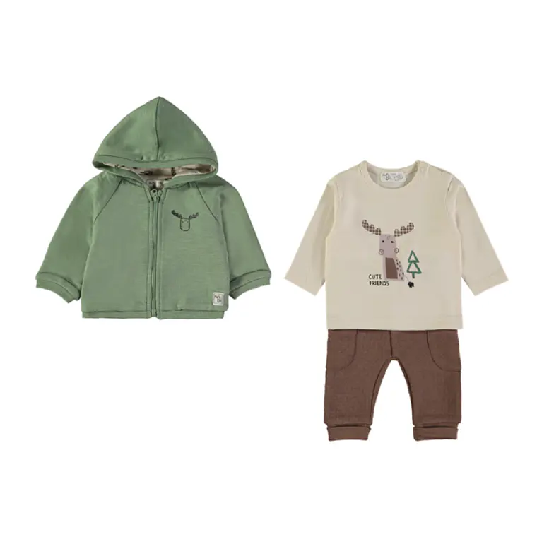 Conjunto menino 3 peças 3