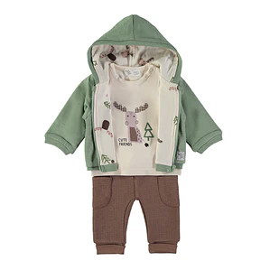 Conjunto menino 3 peças