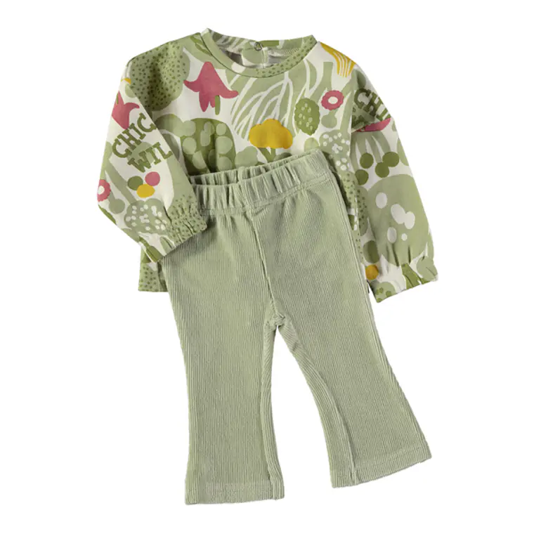 Conjunto florido menina 3