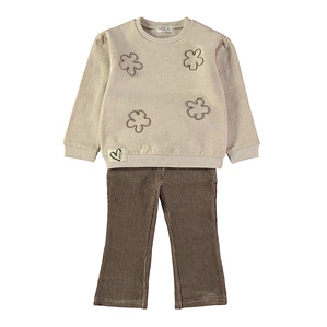 Conjunto calça bombazina