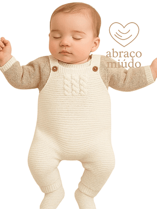 Jardineira de malha com camisola – várias cores (1 a 6 meses) 