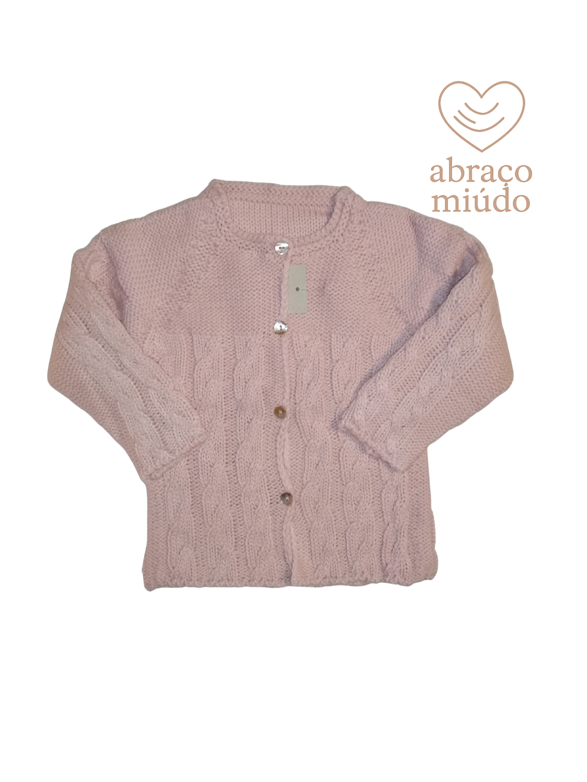 Casaco de Malha com Trança – 12 meses  2