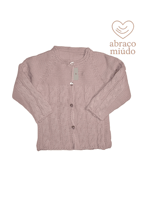 Casaco de Malha com Trança – 12 meses 