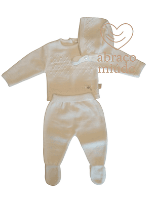 Conjunto de Malha 3 Peças – Tamanho 1 Mês
