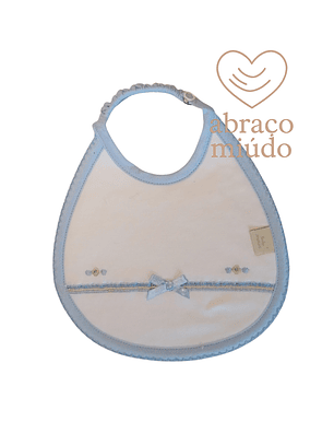 🍼 Babete Bordado em Algodão – Tamanho Único 