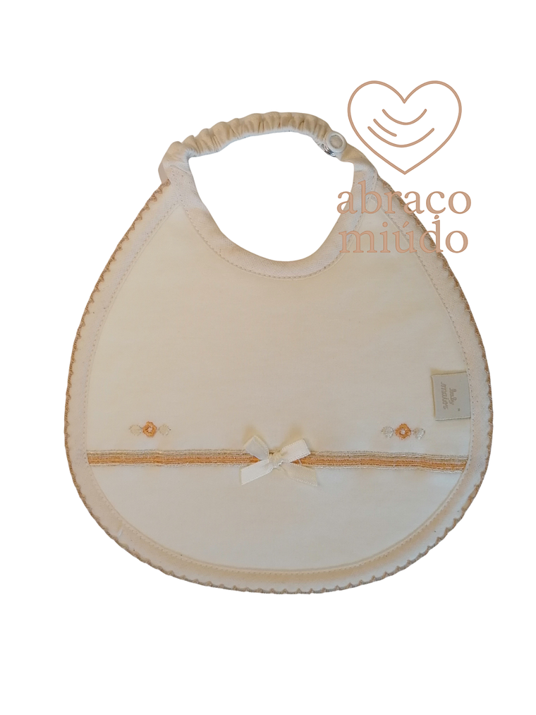 🍼 Babete Bordado em Algodão – Tamanho Único  2