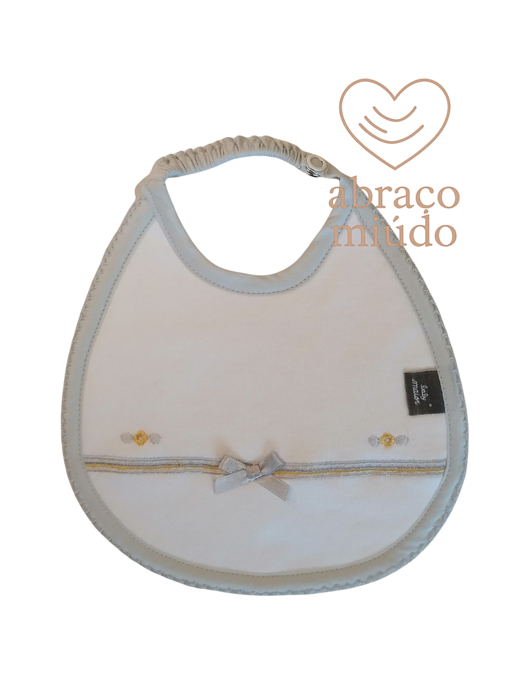 🍼 Babete Bordado em Algodão – Tamanho Único  4