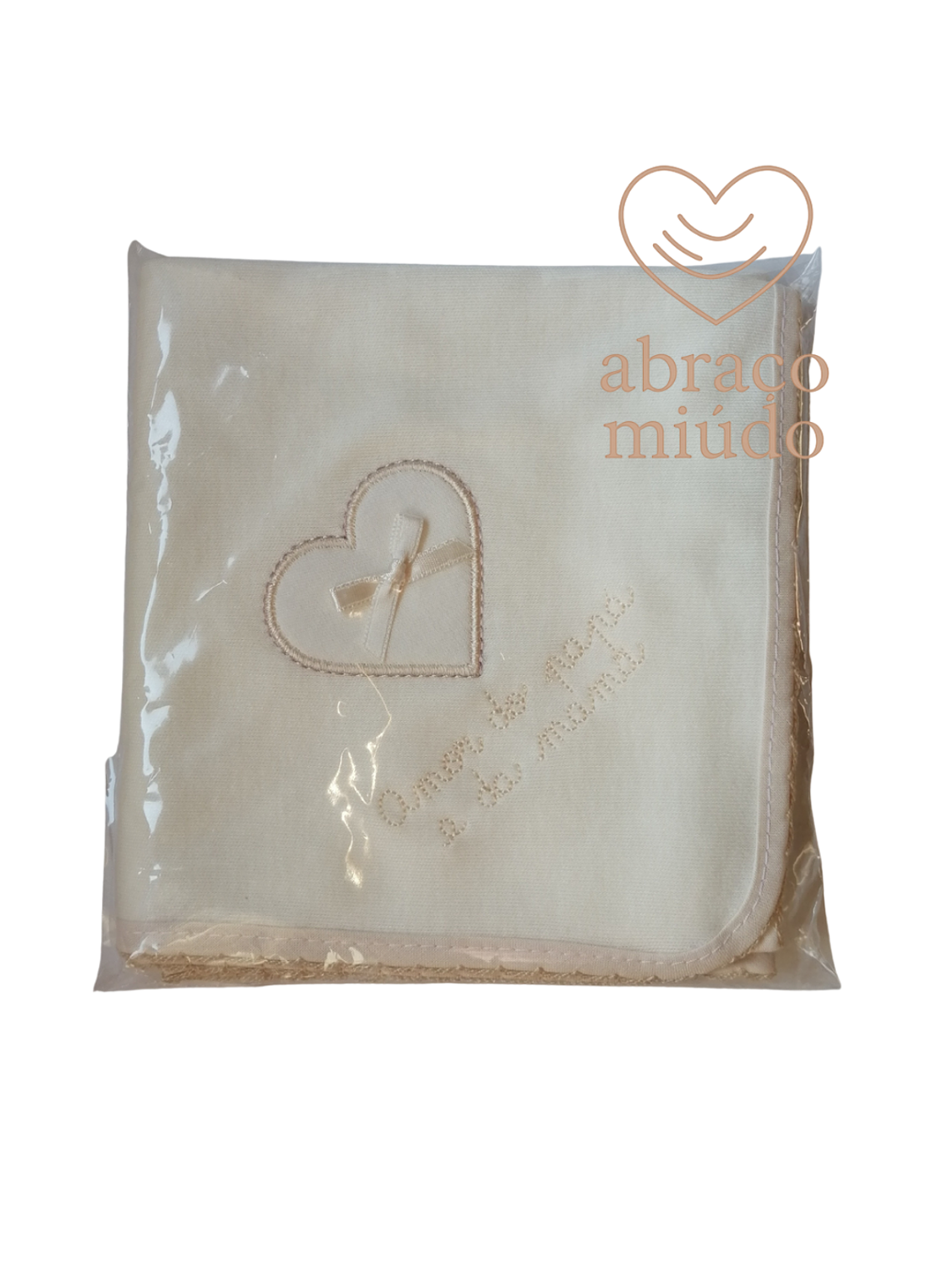 Fralda Bordada 100% Algodão – 