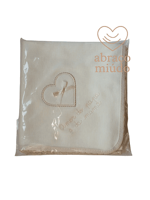 Fralda Bordada 100% Algodão – 