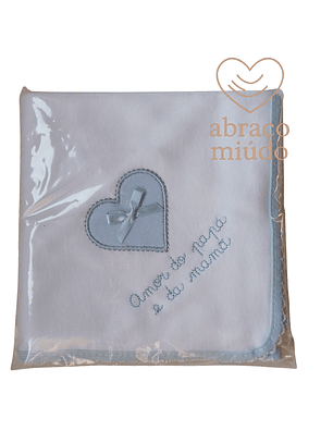 Fralda Bordada 100% Algodão – 