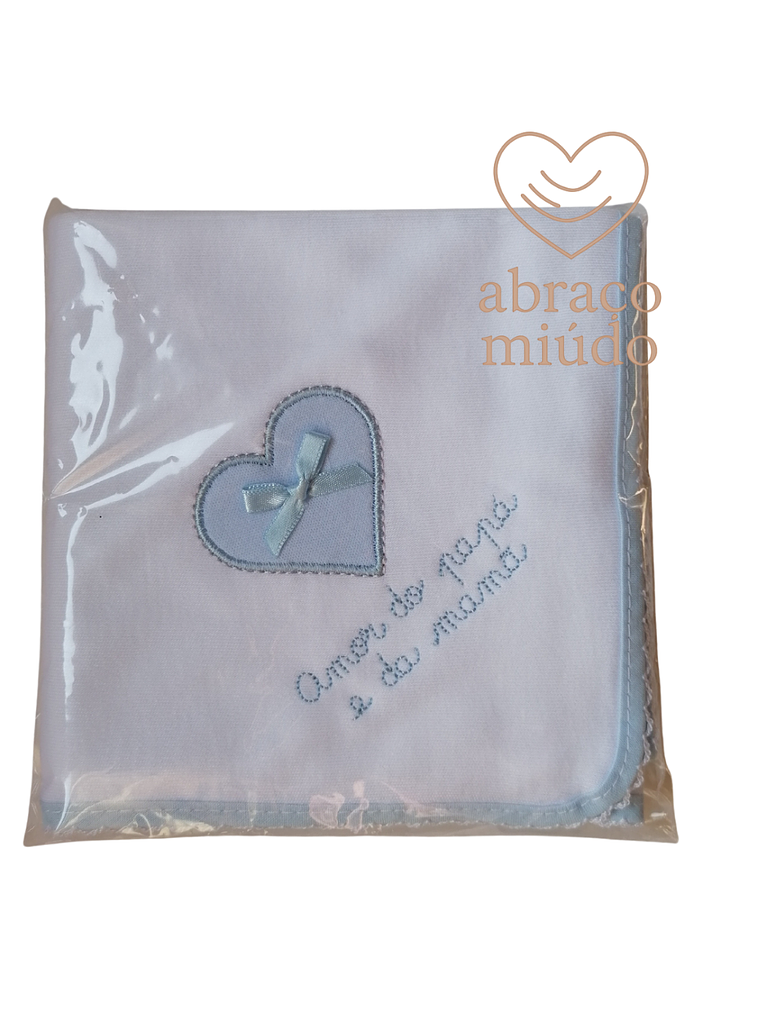 Fralda Bordada 100% Algodão – 