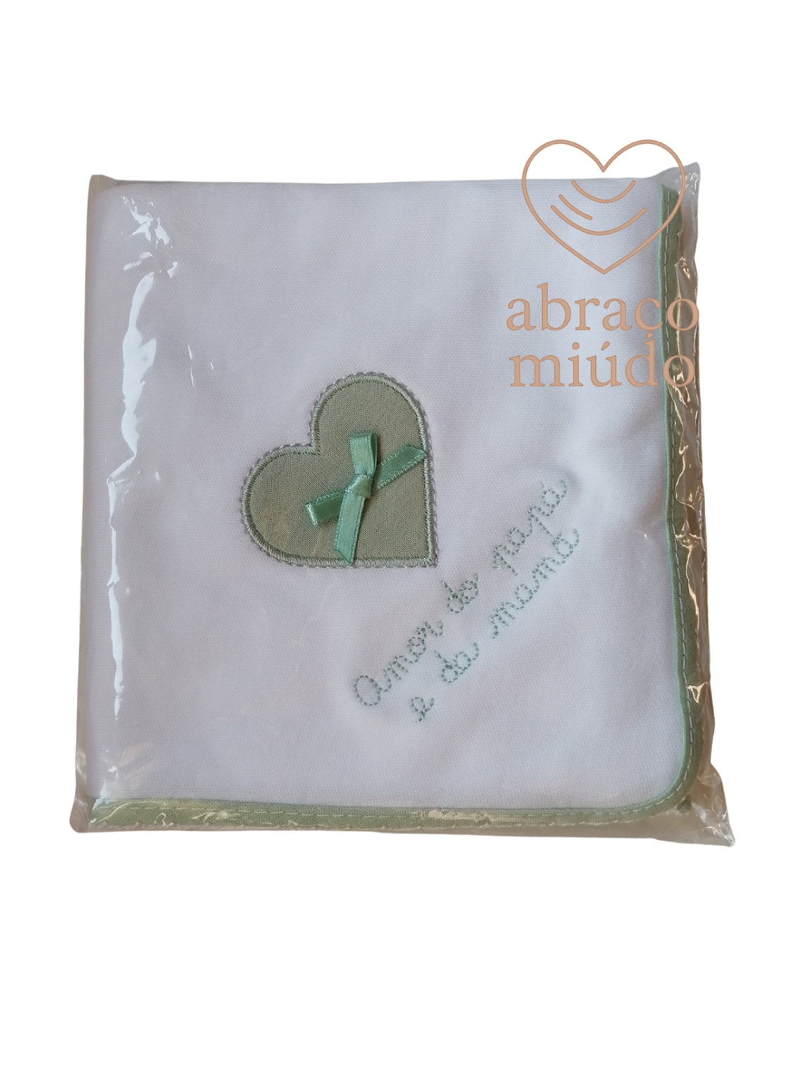 Fralda Bordada 100% Algodão – 