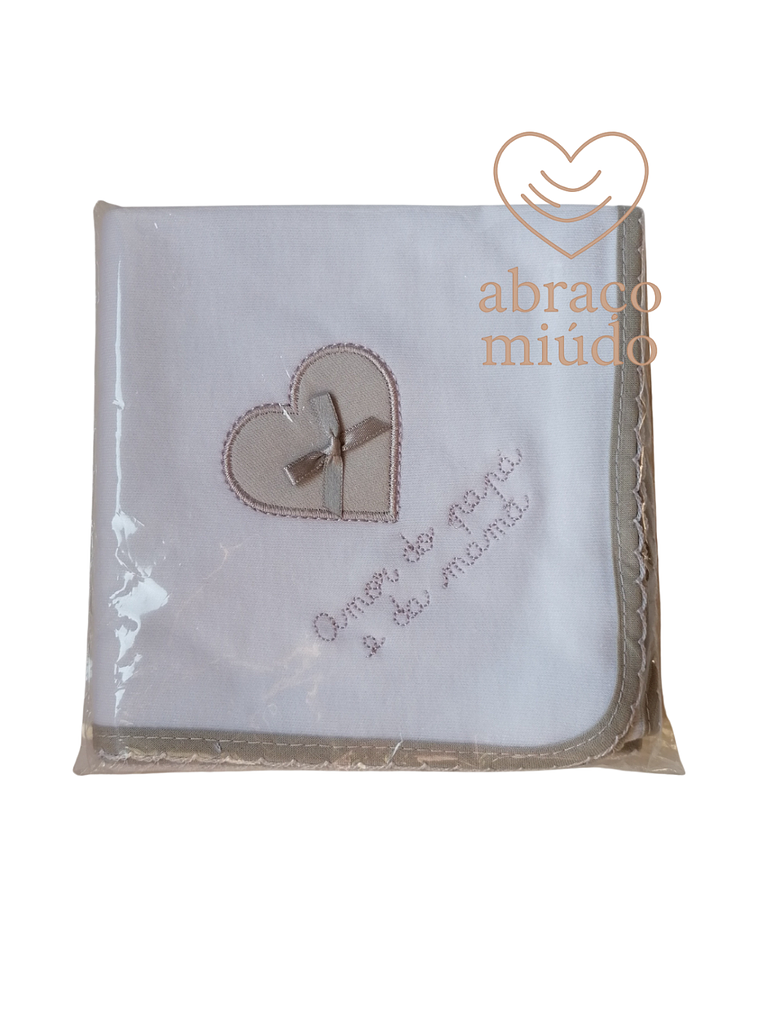 Fralda Bordada 100% Algodão – 