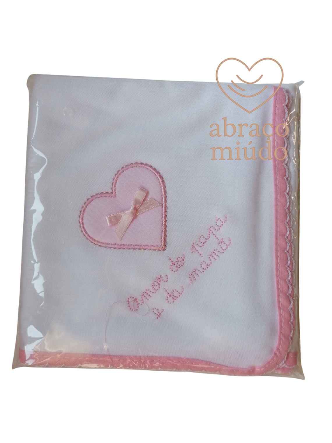 Fralda Bordada 100% Algodão – 