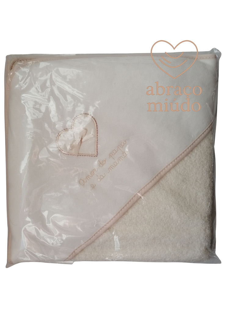 Toalha de Banho 100% Algodão – “Amor do Papá e da Mamã” | Tamanho 80x80  5