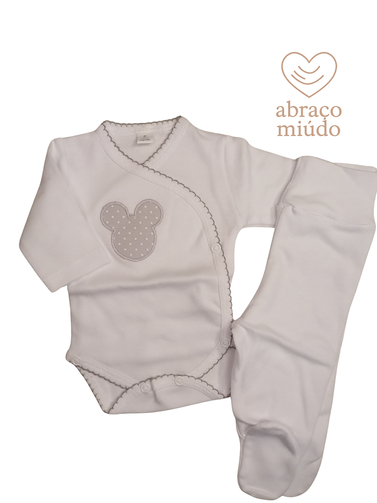 Conjunto Interior para Bebé vários tamanhos — 100% Algodão com Carda 1