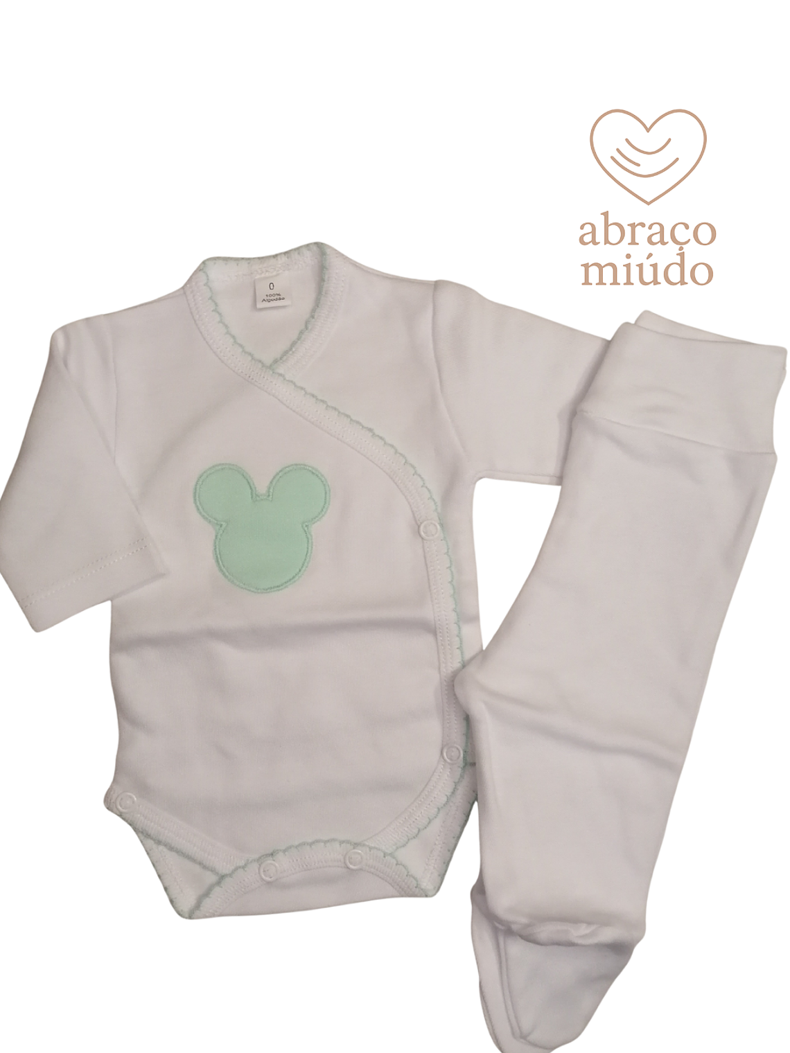 Conjunto Interior para Bebé vários tamanhos — 100% Algodão com Carda 2