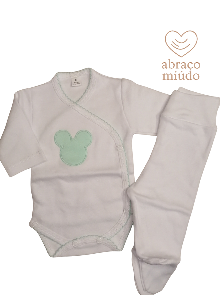 Conjunto Interior para Bebé vários tamanhos — 100% Algodão com Carda 2