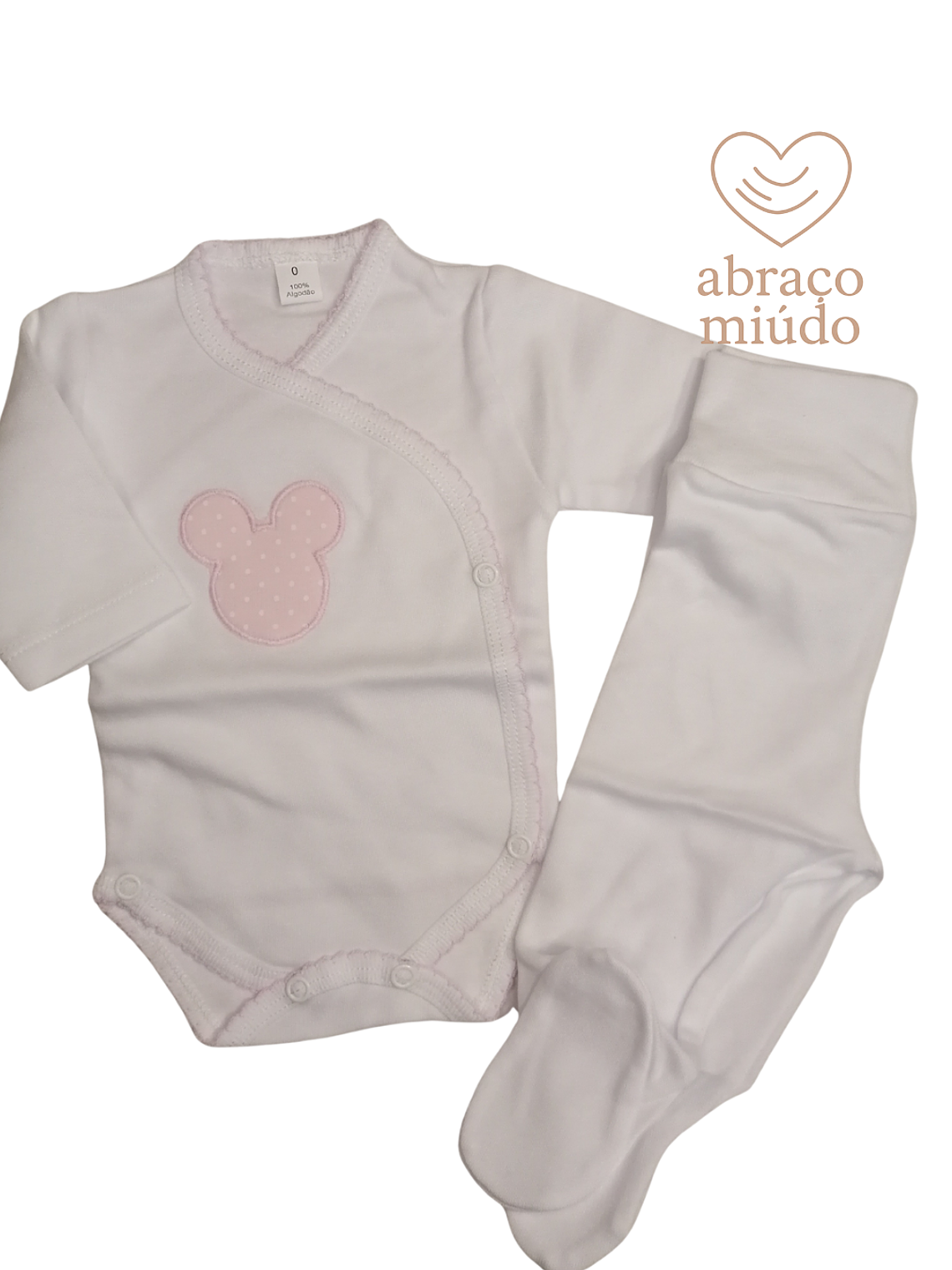 Conjunto Interior para Bebé vários tamanhos — 100% Algodão com Carda 3