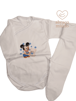 Conjunto Interior para Bebé vários tamanhos — 100% Algodão com Carda