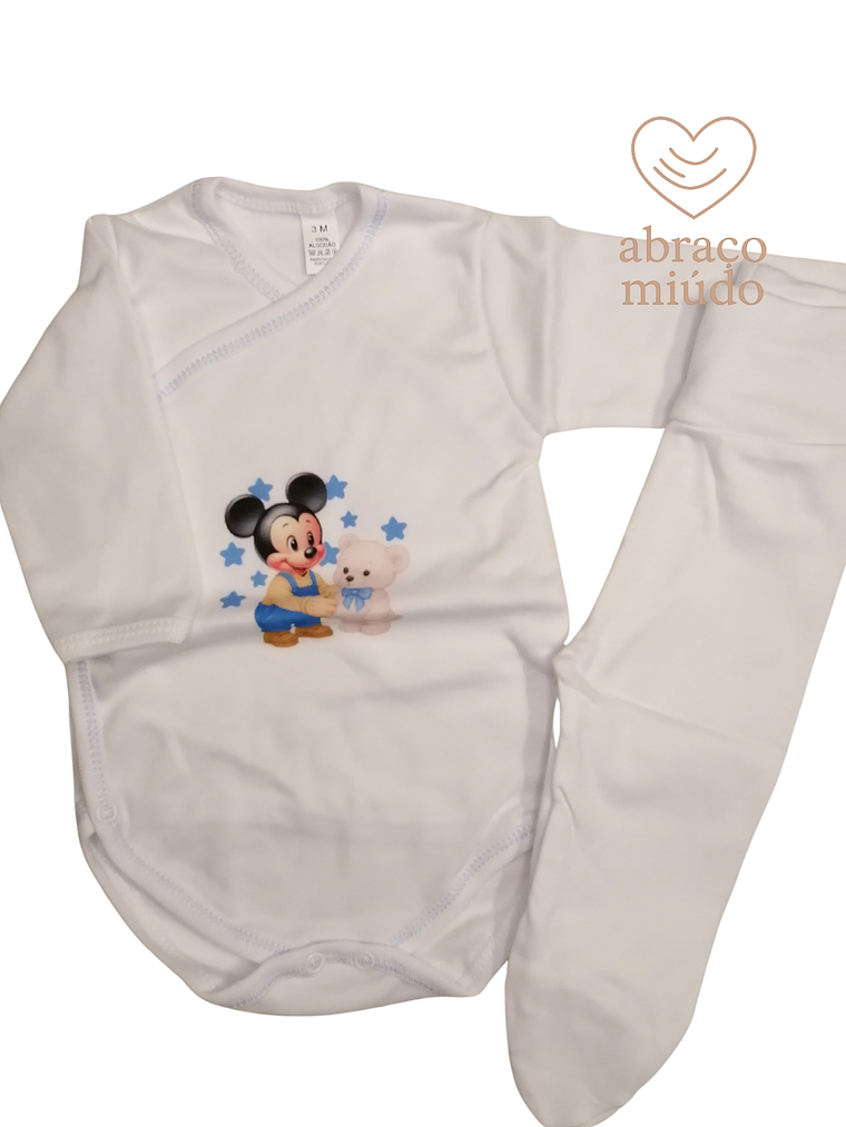 Conjunto Interior para Bebé vários tamanhos — 100% Algodão com Carda 1