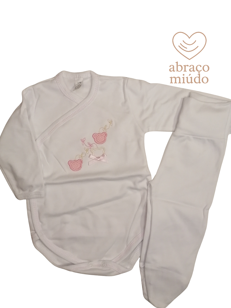 Conjunto Interior para Bebé vários tamanhos — 100% Algodão com Carda 2