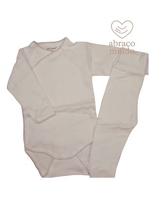 Conjunto Interior para Bebé vários tamanhos — 100% Algodão com Carda