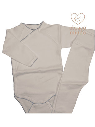 Conjunto Interior para Bebé vários tamanhos — 100% Algodão com Carda