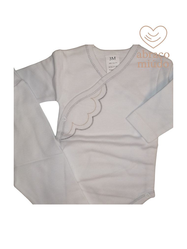 Conjunto Interior para Bebé 3 Meses — 100% Algodão com Carda 1