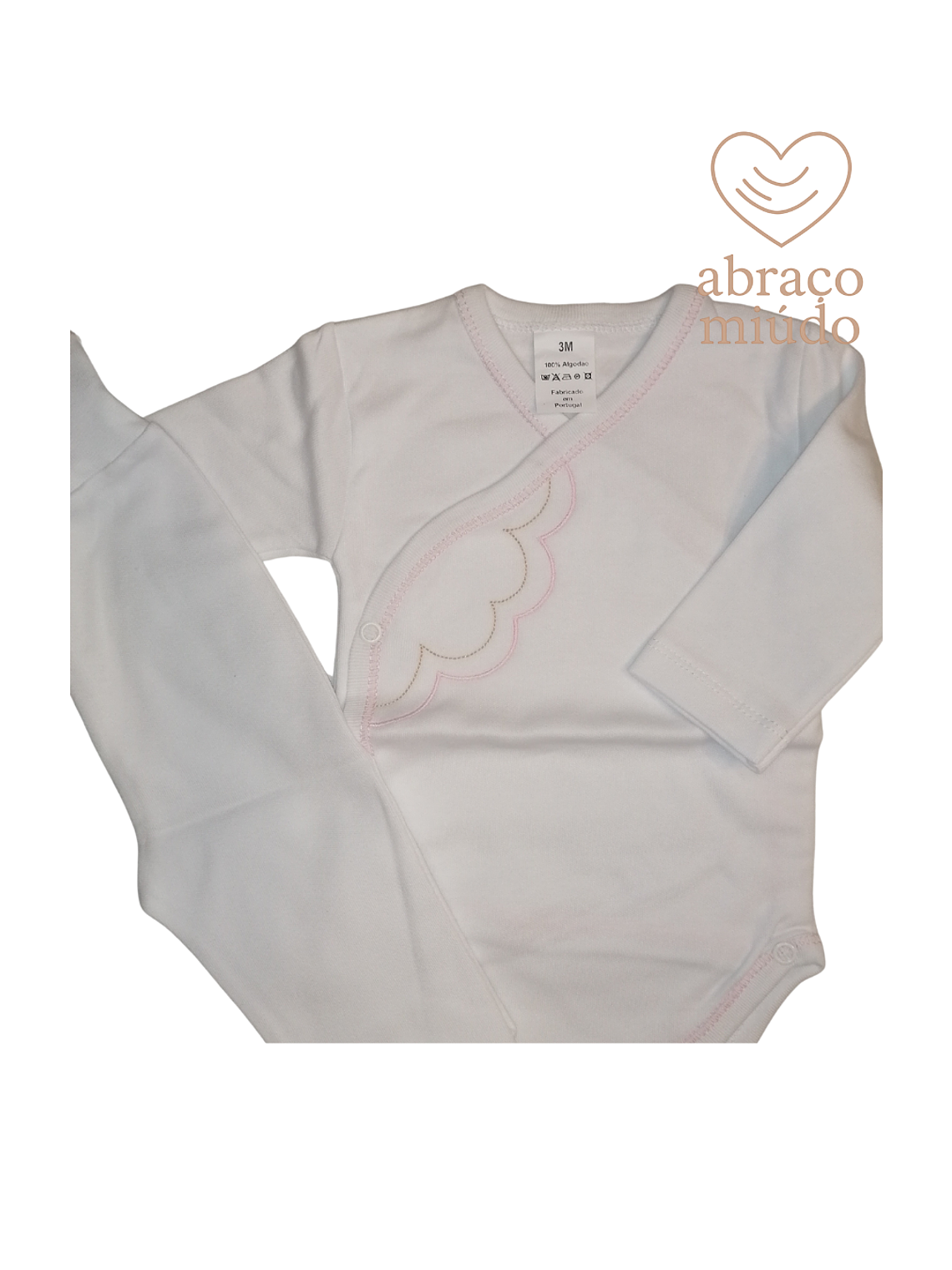 Conjunto Interior para Bebé 3 Meses — 100% Algodão com Carda 2