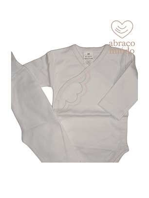 Conjunto Interior para Bebé 3 Meses — 100% Algodão com Carda