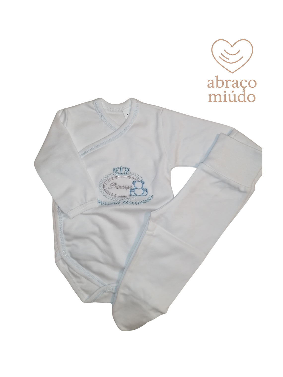 Conjunto Interior para Bebé vários tamanhos — 100% Algodão com Carda 1