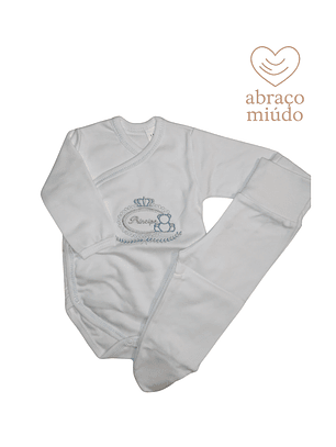 Conjunto Interior para Bebé vários tamanhos — 100% Algodão com Carda