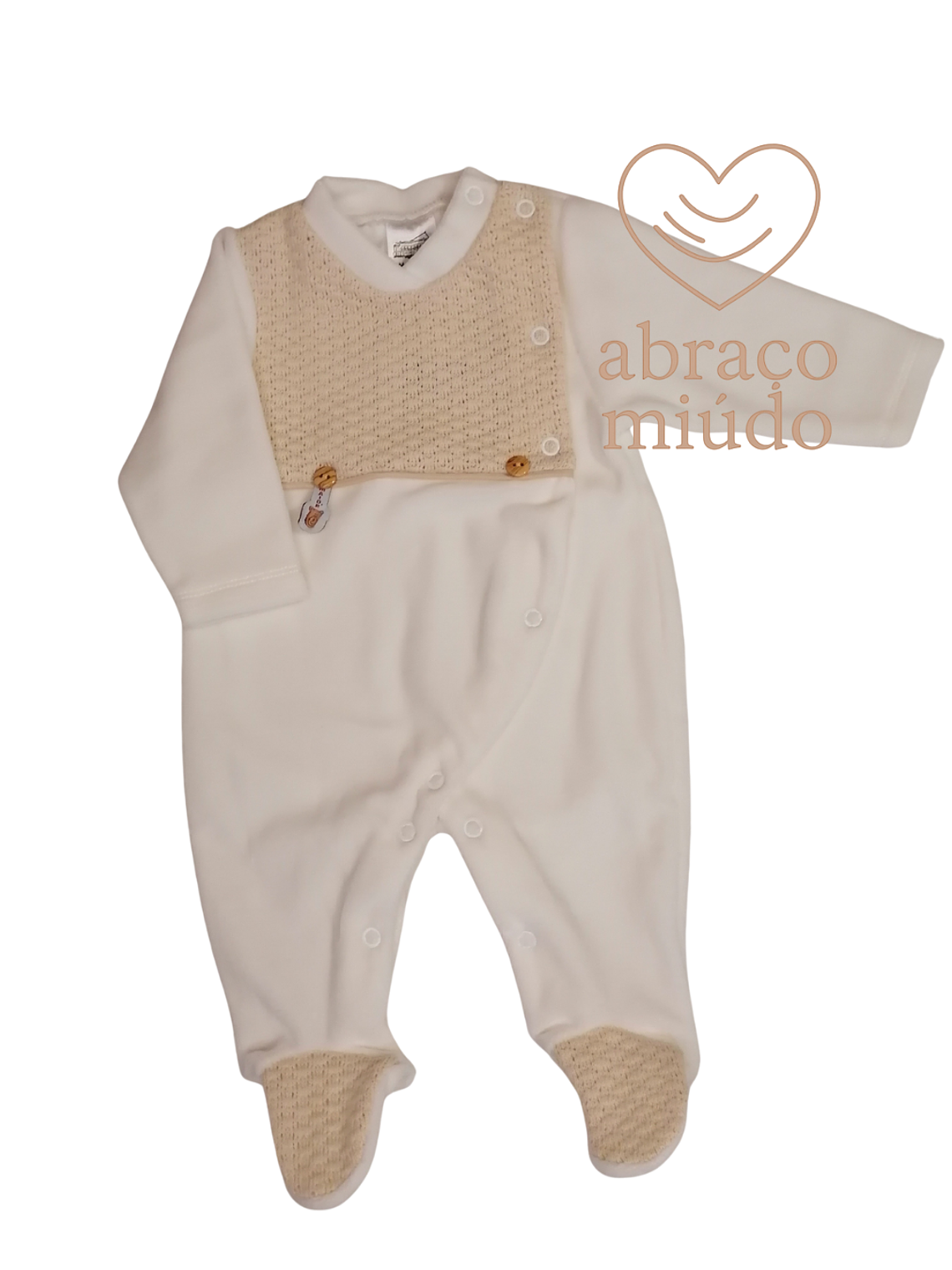 Babygrow de Veludo – Suave e Confortável vários tamanhos e cores 1