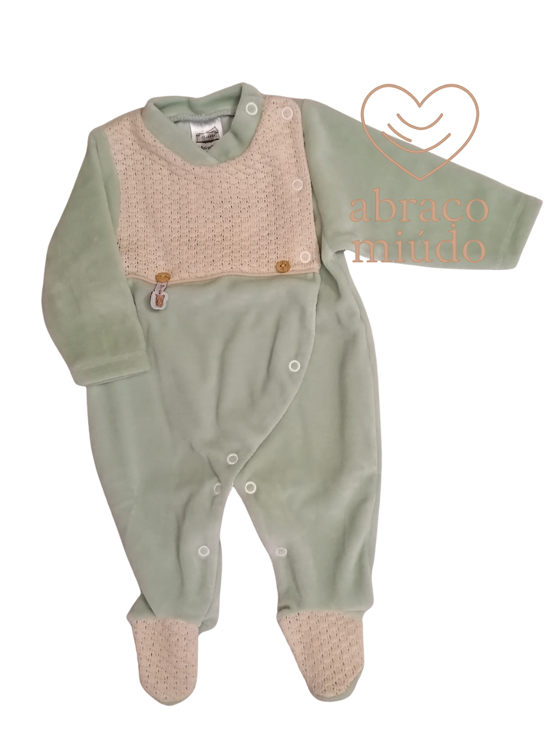 Babygrow de Veludo – Suave e Confortável vários tamanhos e cores 2