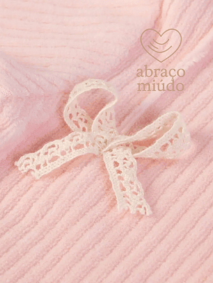 Babygrow de Veludo – Suave e Confortável vários tamanhos, Cor salmão 