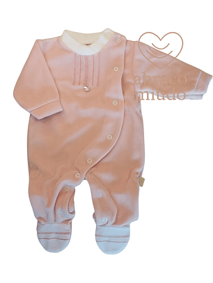 Babygrow de Veludo – Suave e Confortável vários tamanhos, , Cor rosa 