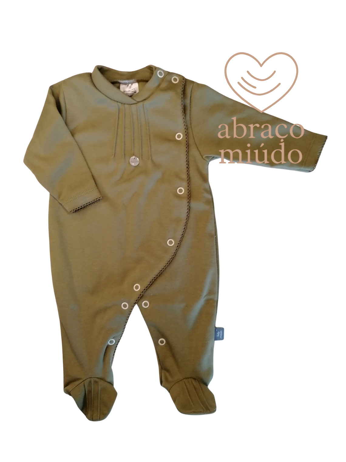 Babygrow 100% Algodão com Carda – Suave e Confortável. Vários tamanhos e cores  1