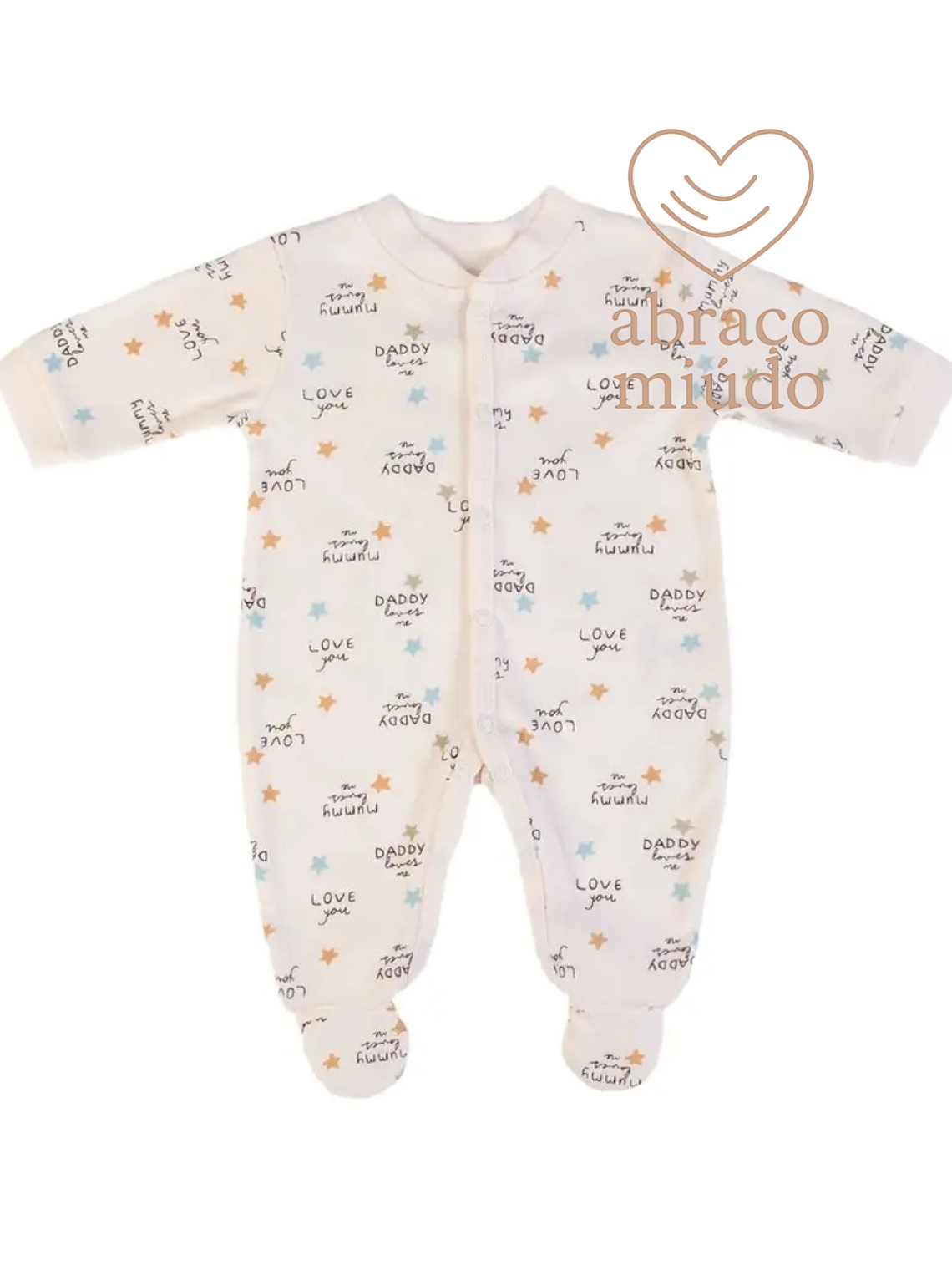 Babygrow 100% Algodão com Carda – Suave e Confortável. Vários tamanhos, Cor branca  1